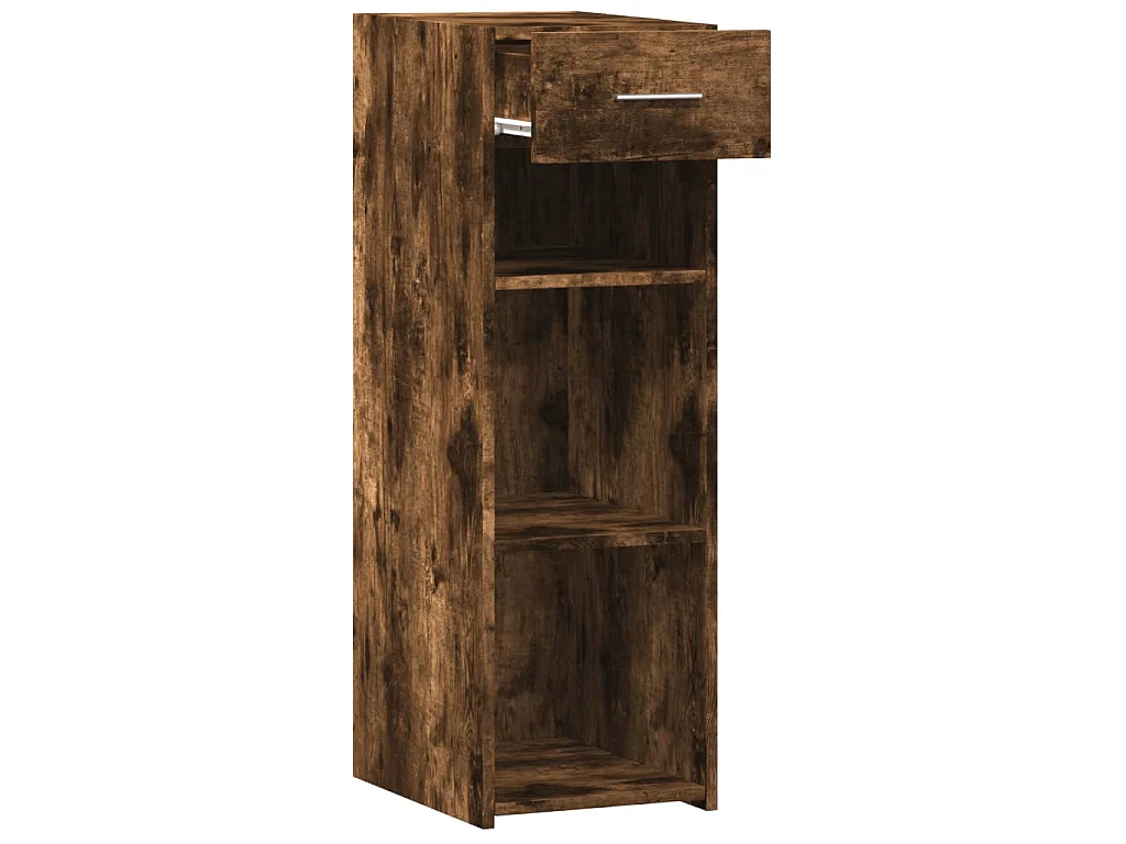 Buffet chêne fumé 30x42,5x93 cm bois d'ingénierie