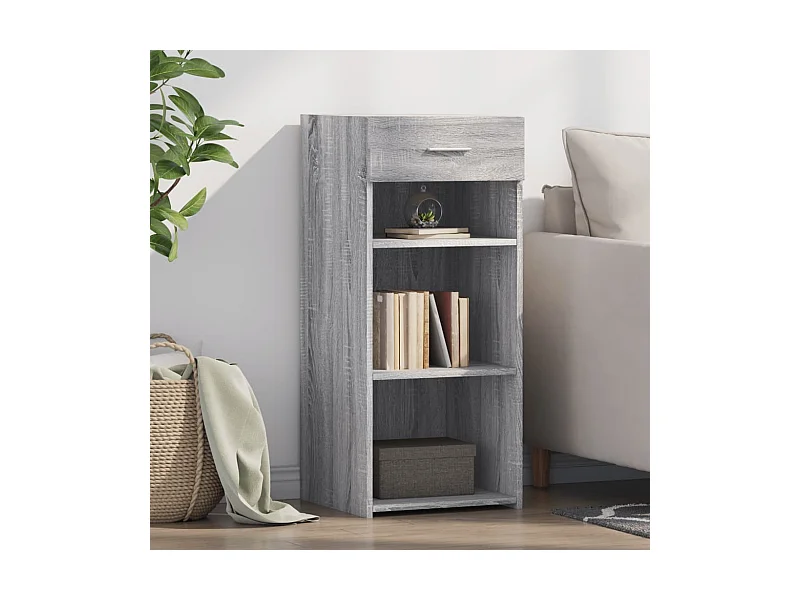 Buffet sonoma gris 40x42,5x93 cm bois d'ingénierie