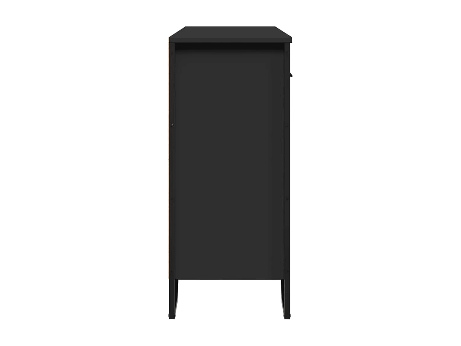 Sideboard Schwarz 97x32,5x74,5 cm Holzwerkstoff