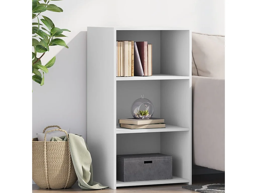 Buffet blanc 50x41x93 cm bois d'ingénierie