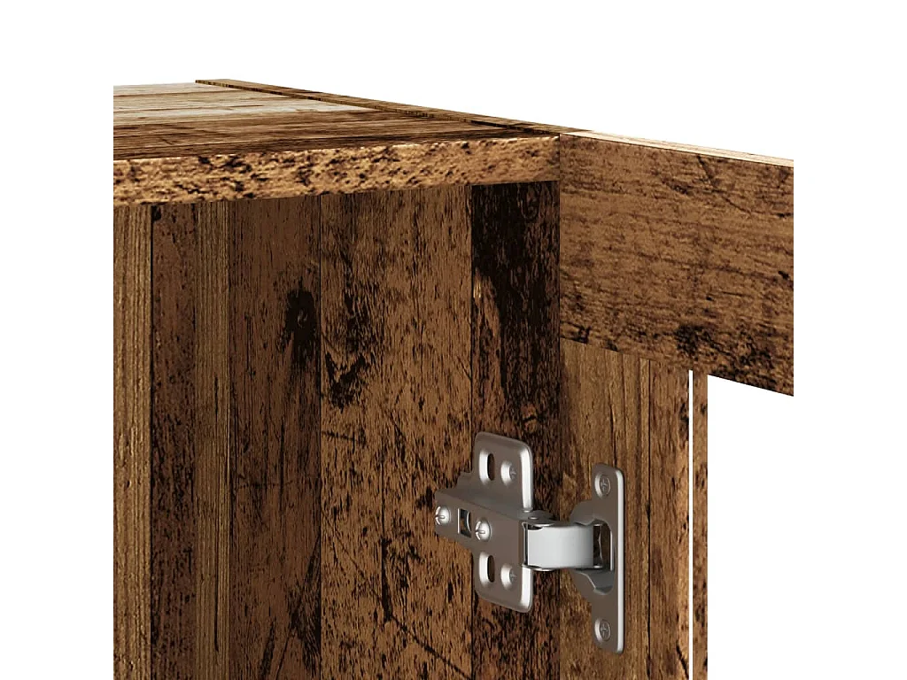 Credenza Legno Antico 120x30,5x70 cm in Truciolato