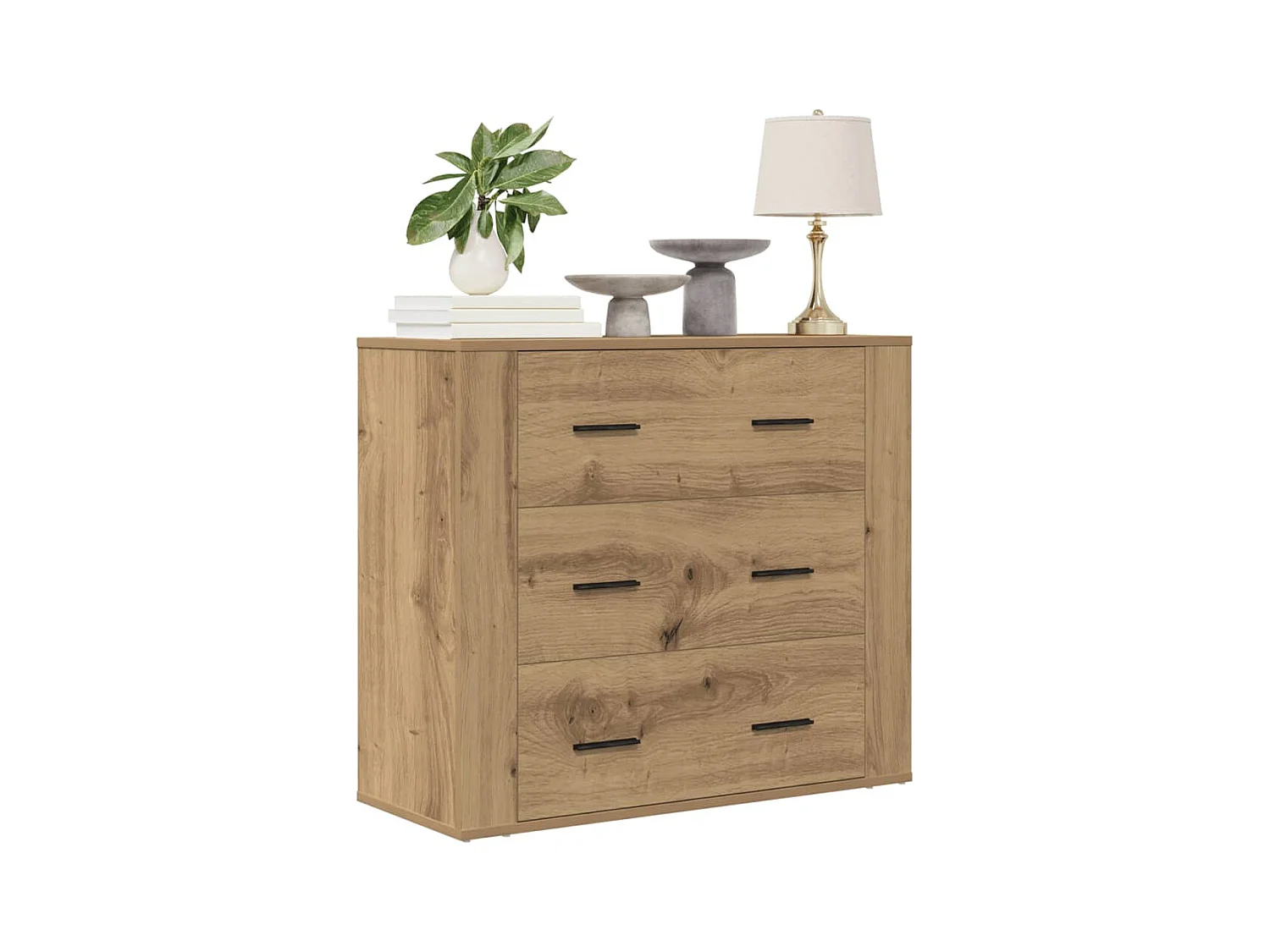 Sideboard Artisan-Eiche 80x33x70 cm Holzwerkstoff