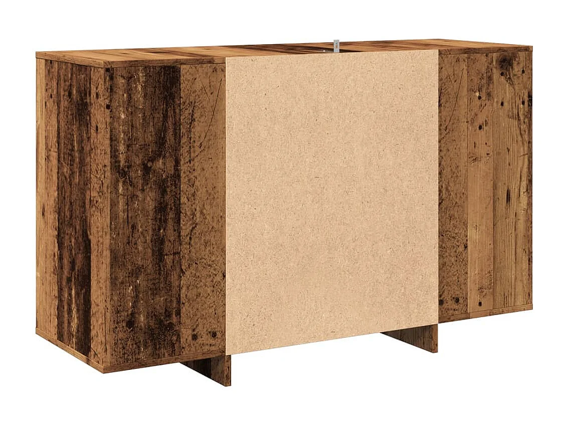 Buffet vieux bois 120x41x75 cm bois d'ingénierie