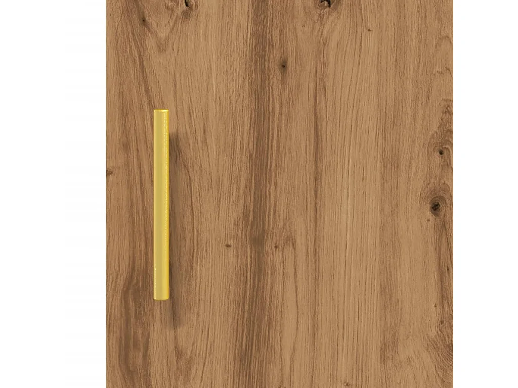 Buffet chêne artisanal 34,5x34x90 cm bois d'ingénierie