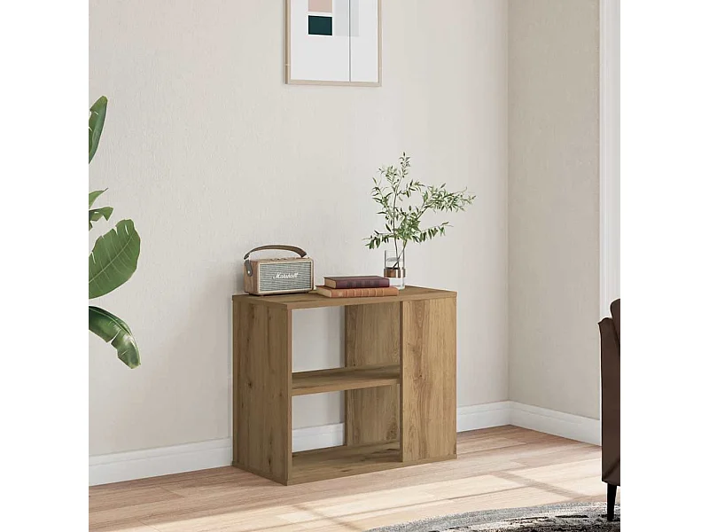 Armoire latérale chêne artisanal 60x30x50 cm bois d'ingénierie