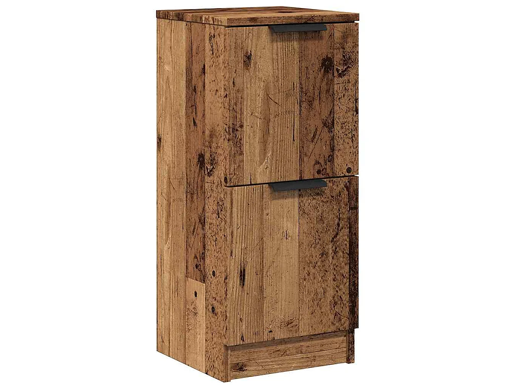 Buffet vieux bois 30x30x70 cm bois d'ingénierie