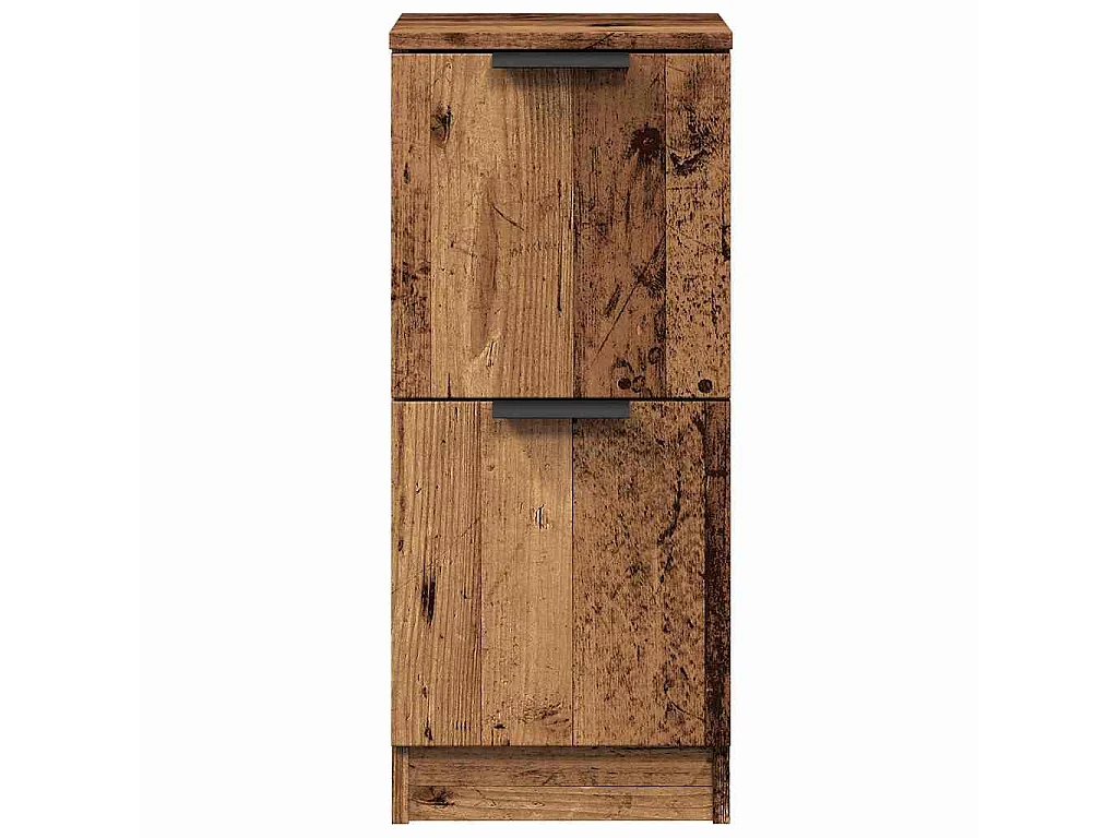 Buffet vieux bois 30x30x70 cm bois d'ingénierie