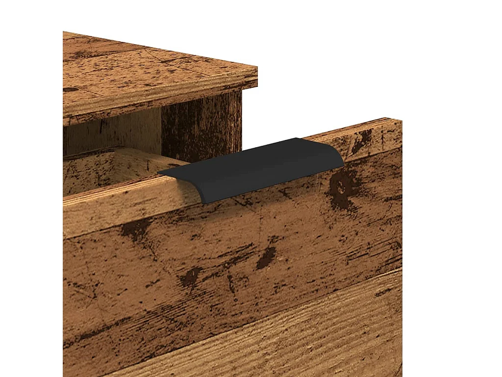 Sideboard Altholz-Optik 30x30x70 cm Holzwerkstoff