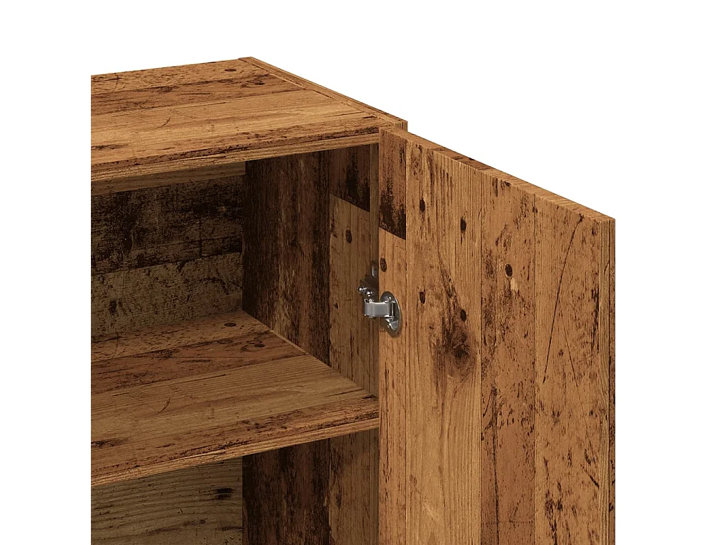 Buffet vieux bois 70x34x90 cm bois d'ingénierie