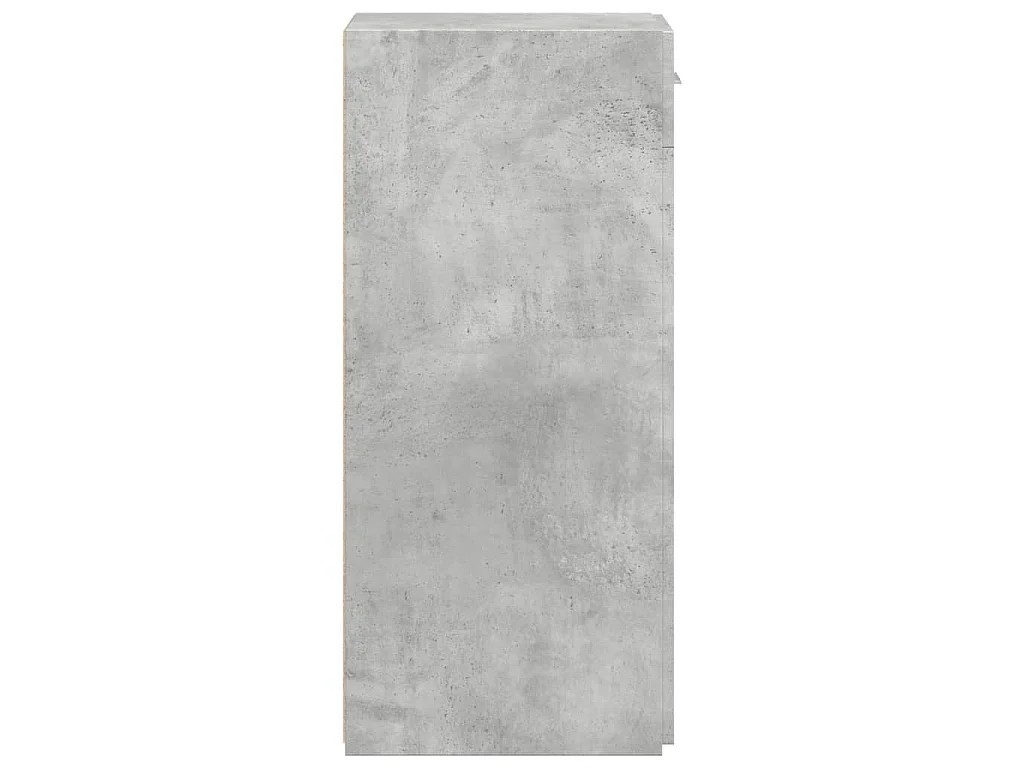 Buffet gris béton 30x42,5x93 cm bois d'ingénierie