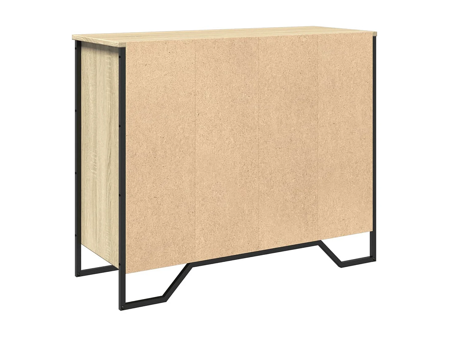 Buffet chêne sonoma 91x35,5x74,5 cm bois d'ingénierie