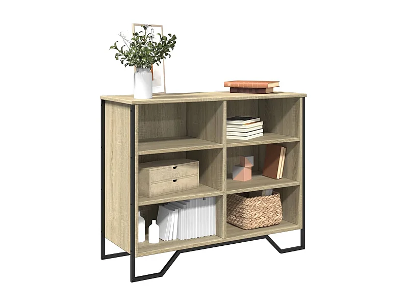 Sideboard Sonoma-Eiche 91x35,5x74,5 cm Holzwerkstoff