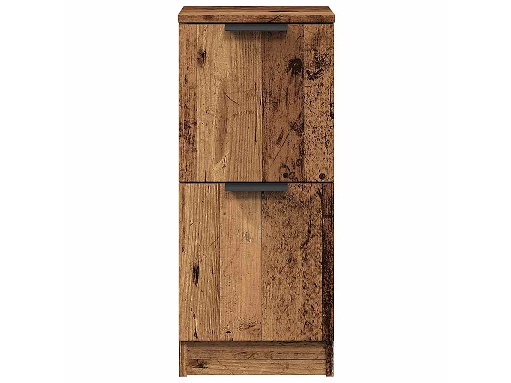 Sideboards 2 Stk. Altholz-Optik 30x30x70 cm Holzwerkstoff