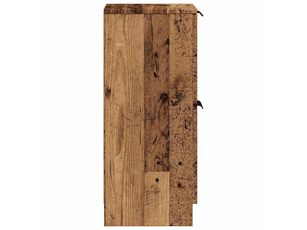 Sideboards 2 Stk. Altholz-Optik 30x30x70 cm Holzwerkstoff