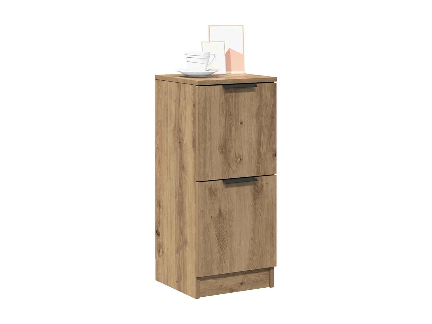 Sideboards 2 Stk. Artisan-Eiche 30x30x70 cm Holzwerkstoff