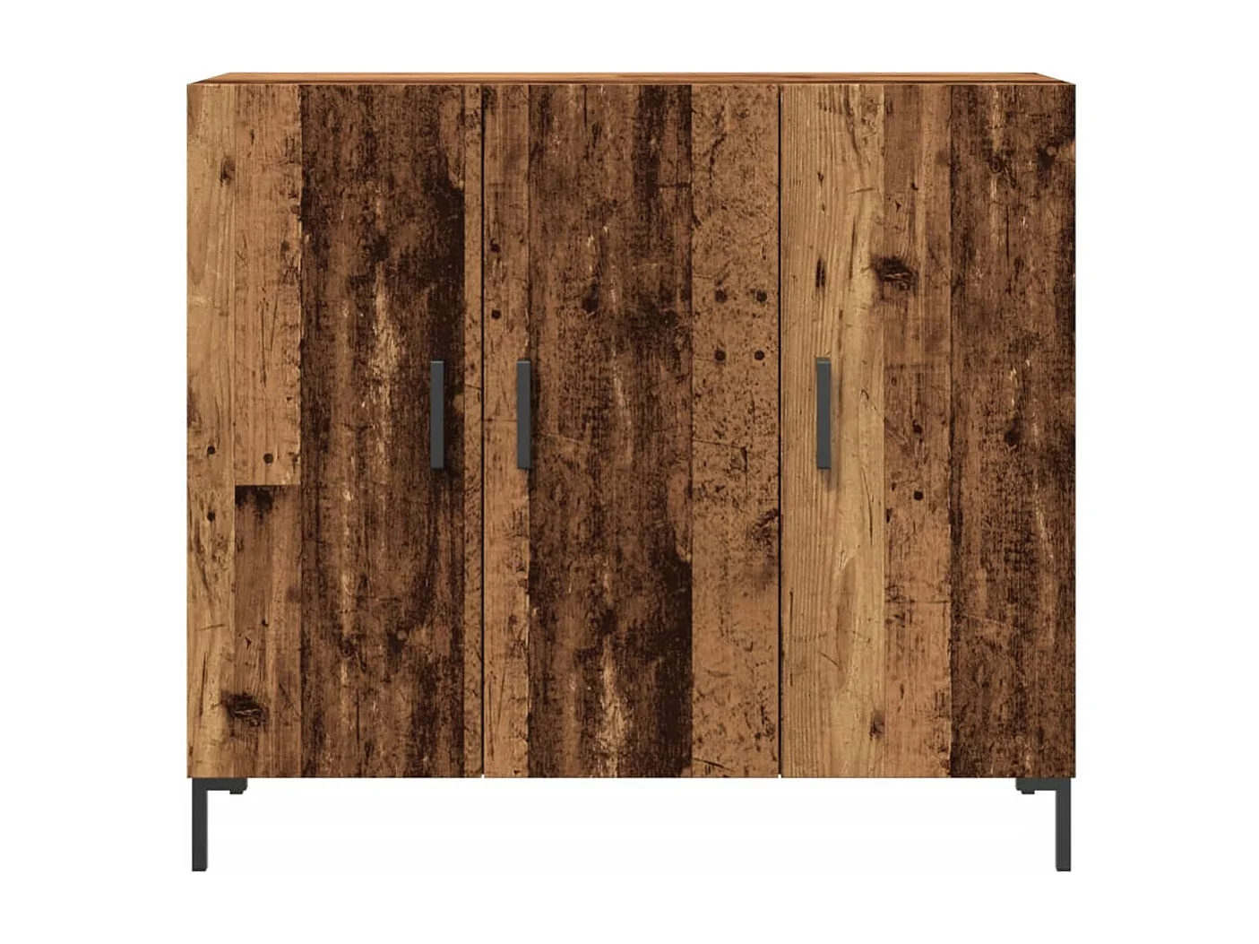 Buffet vieux bois 90x34x80 cm bois d'ingénierie