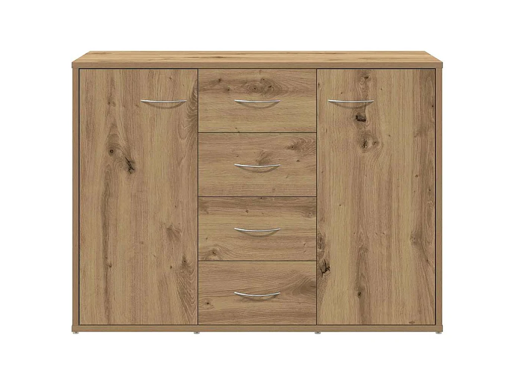 Aparador de madera de ingeniería roble artisan 88x30x64 cm