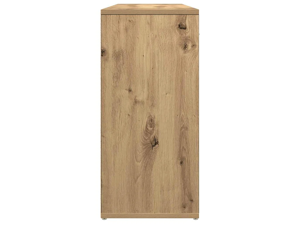 Aparador de madera de ingeniería roble artisan 88x30x64 cm