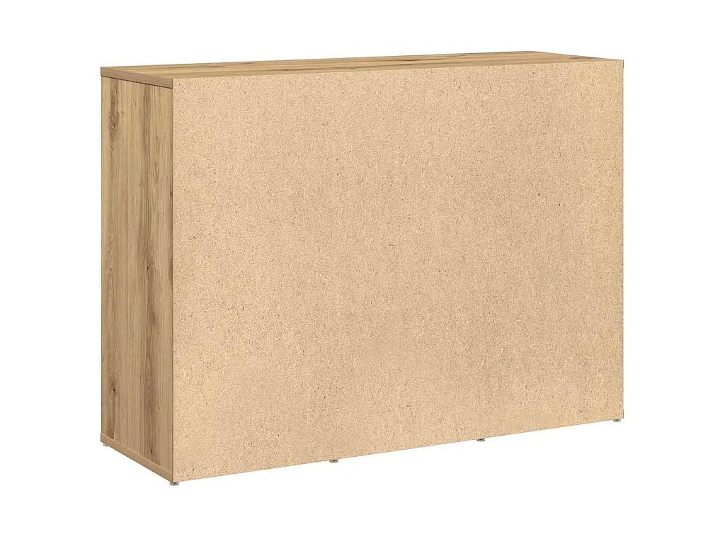 Aparador de madera de ingeniería roble artisan 88x30x64 cm