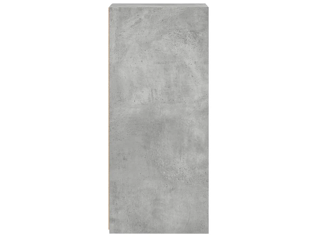 Dressoir 30x41x93 cm bewerkt hout betongrijs