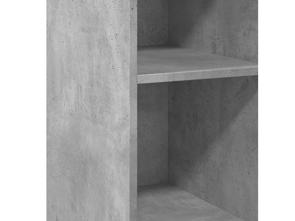 Dressoir 30x41x93 cm bewerkt hout betongrijs