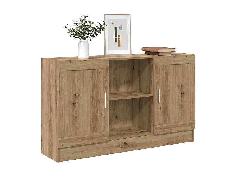 Credenza Rovere Artigianale 120x30,5x70 cm in Truciolato