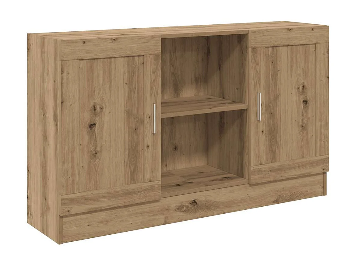 Credenza Rovere Artigianale 120x30,5x70 cm in Truciolato