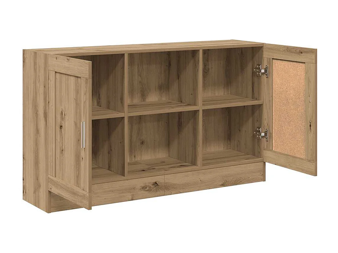 Credenza Rovere Artigianale 120x30,5x70 cm in Truciolato