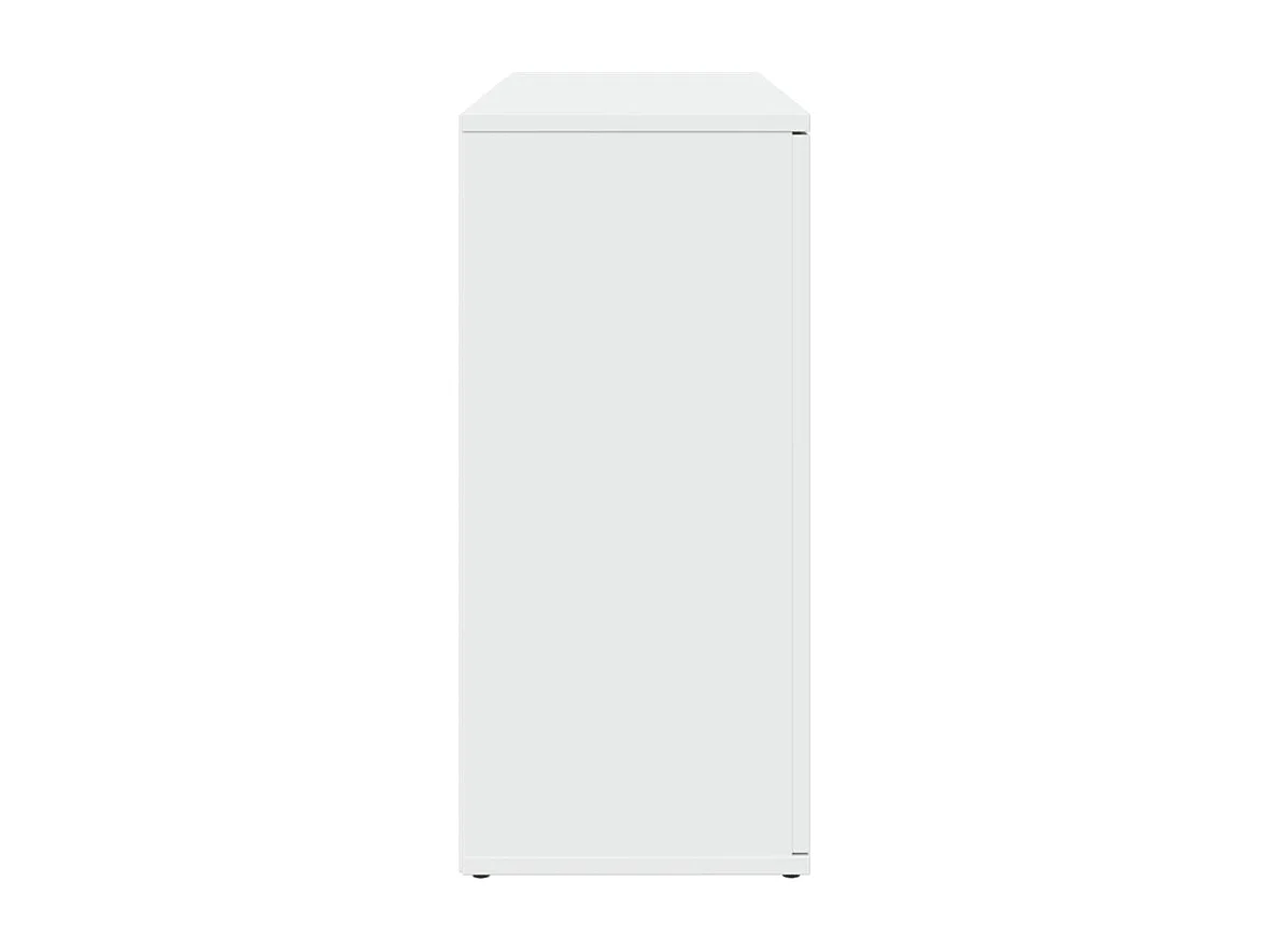 Dressoir 90,5x29,5x65 cm bewerkt hout wit