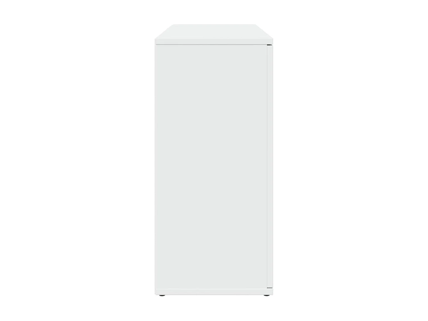 Dressoir 90,5x29,5x65 cm bewerkt hout wit