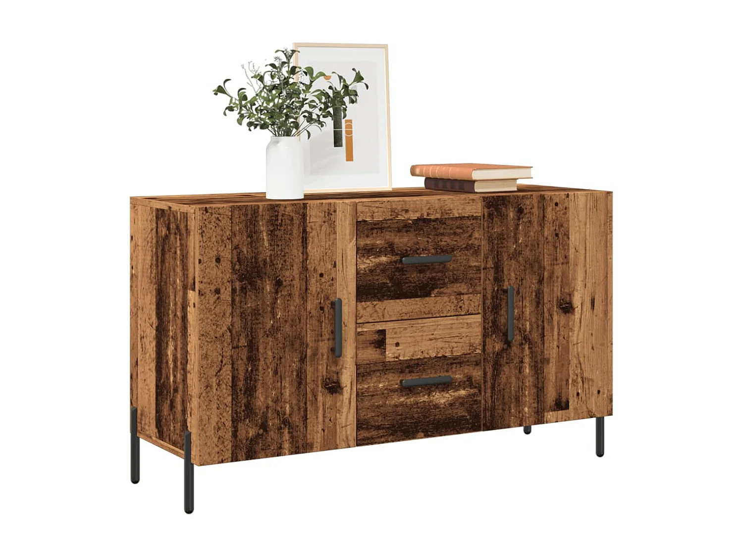 Sideboard Altholz-Optik 100x36x60 cm Holzwerkstoff