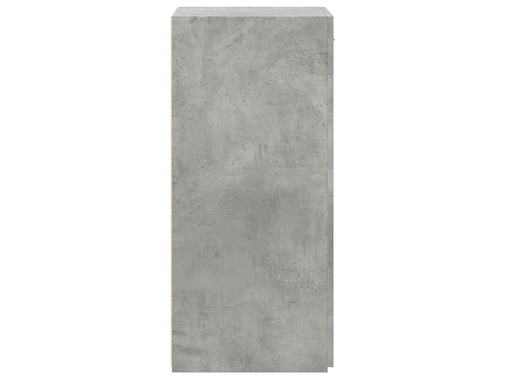 Dressoir 50x42,5x93 cm bewerkt hout betongrijs