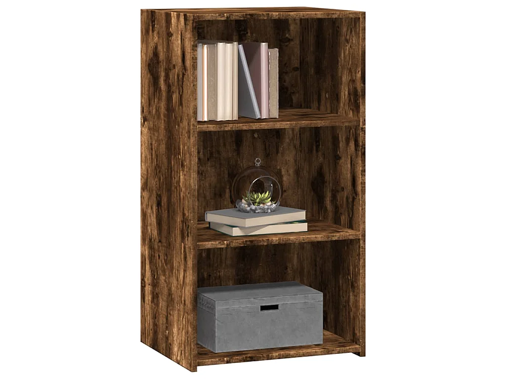 Dressoir 50x41x93 cm bewerkt hout gerookt eikenkleurig