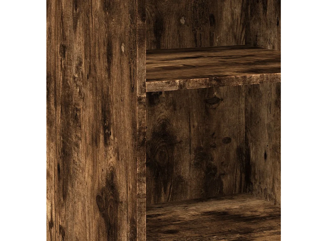 Dressoir 50x41x93 cm bewerkt hout gerookt eikenkleurig