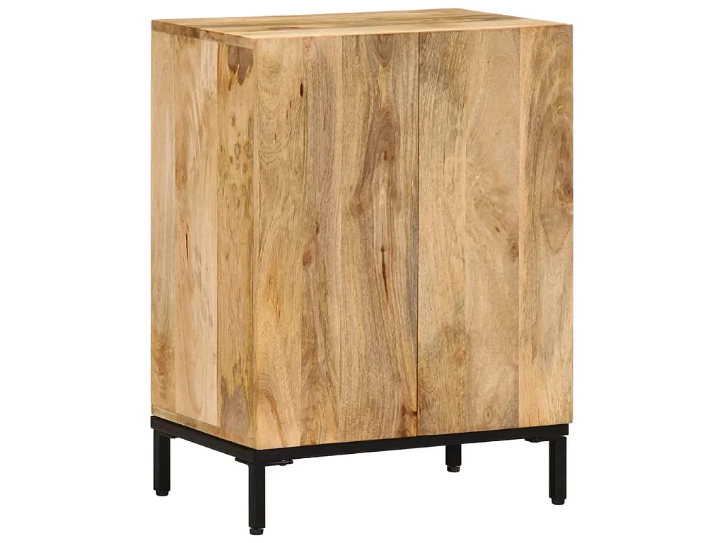 Buffet 53x35x72 cm bois massif de manguier