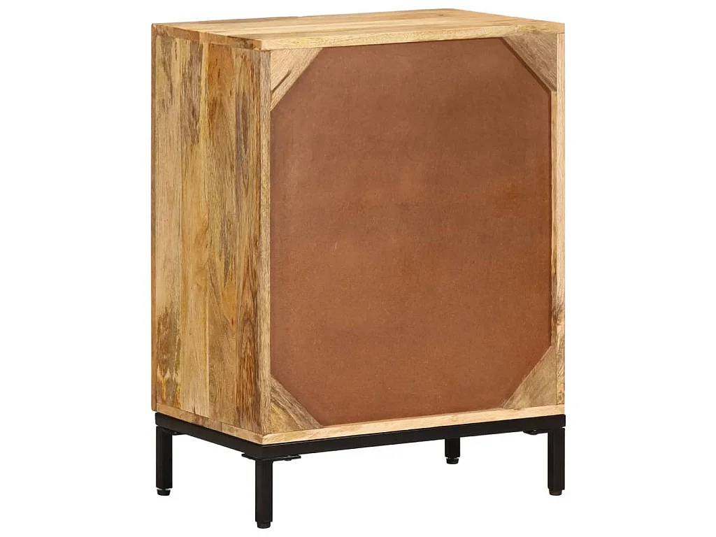 Buffet 53x35x72 cm bois massif de manguier