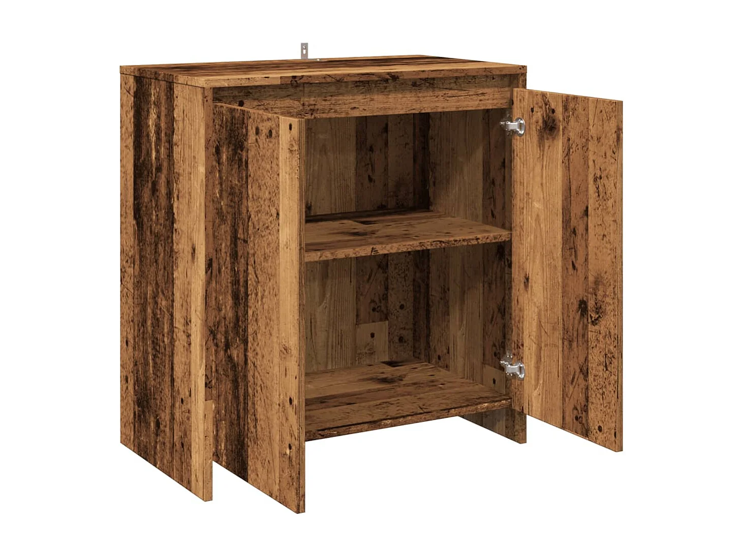 Buffet vieux bois 70x41x75 cm bois d'ingénierie
