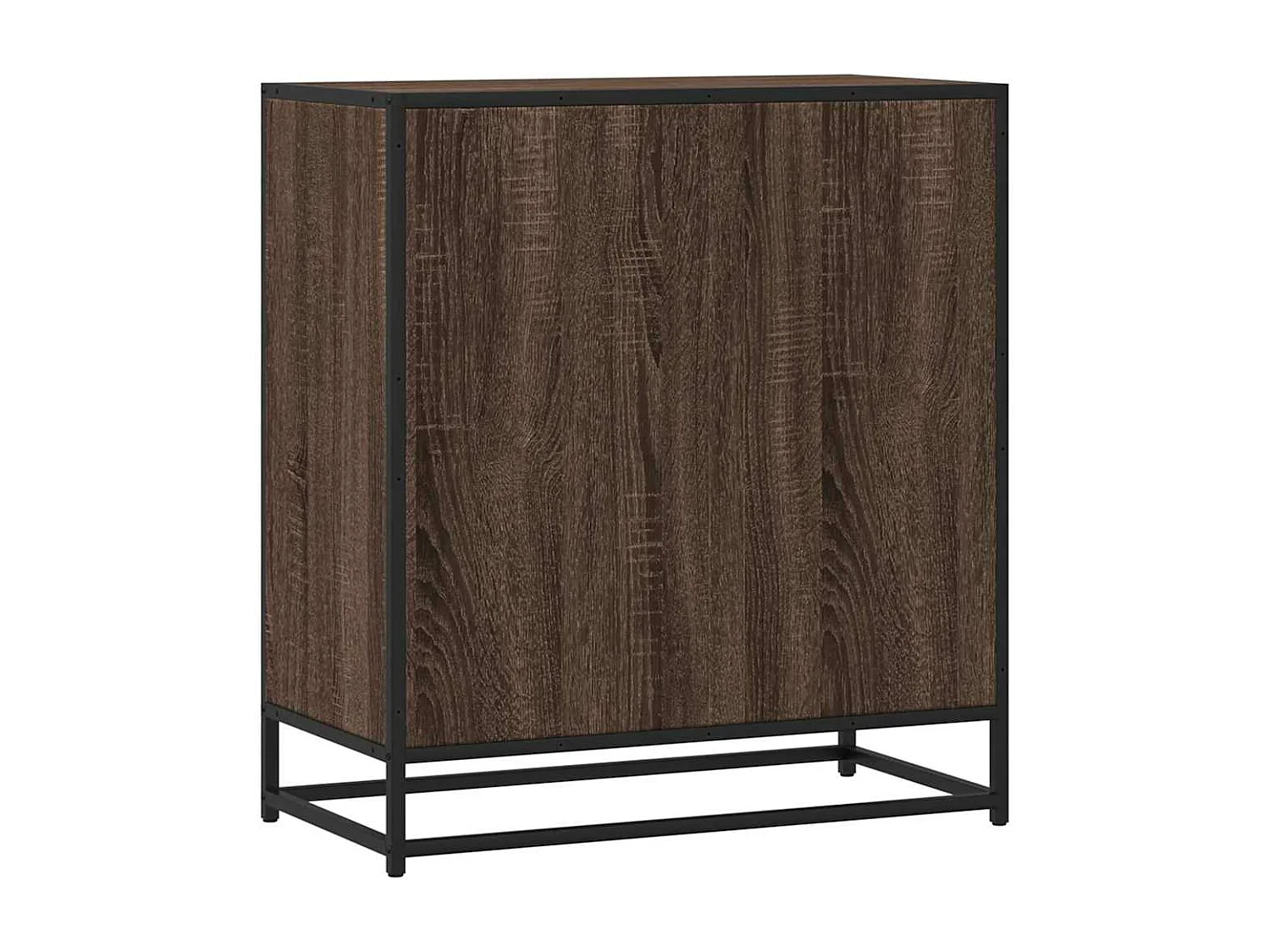 Buffet chêne marron 68x35x76 cm bois d'ingénierie
