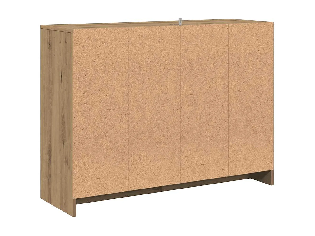 Buffet chêne artisanal 102x33x75 cm bois d'ingénierie