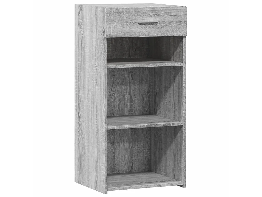 Dressoir 45x42,5x93 cm bewerkt hout grijs sonoma eikenkleurig