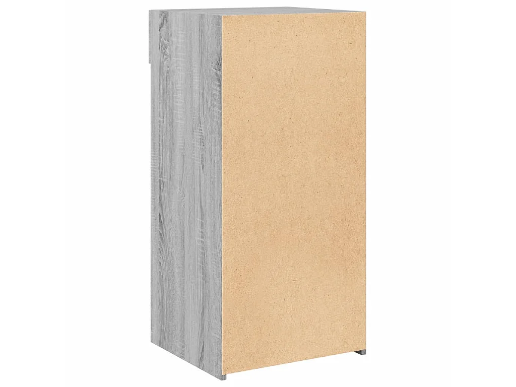 Dressoir 45x42,5x93 cm bewerkt hout grijs sonoma eikenkleurig