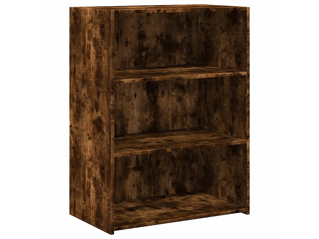 Buffet chêne fumé 70x41x93 cm bois d'ingénierie