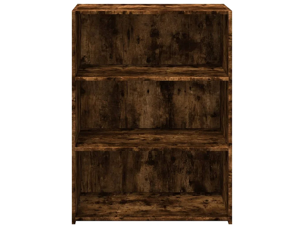 Buffet chêne fumé 70x41x93 cm bois d'ingénierie