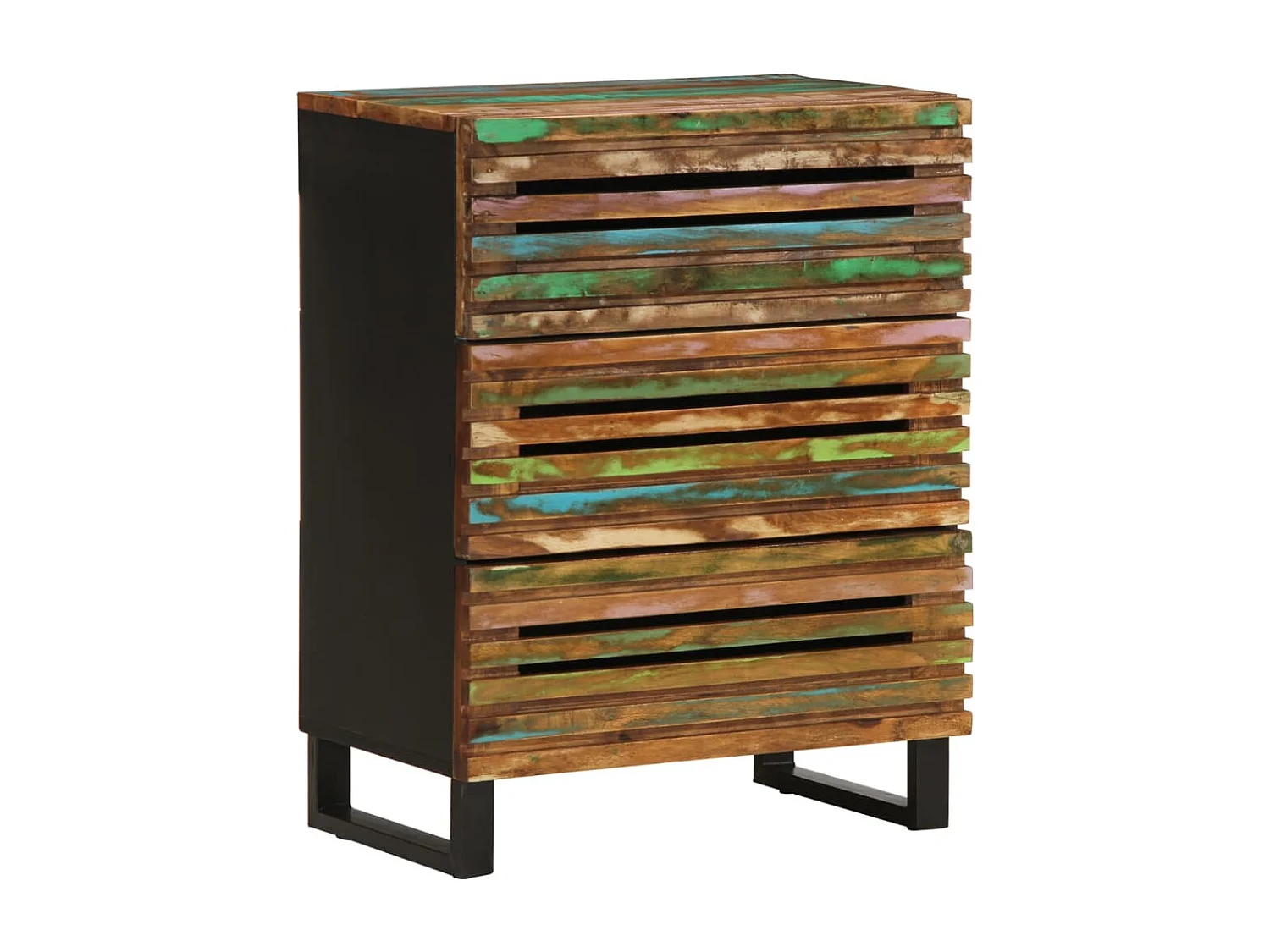 Sideboard 2 Stk. 60x34x75 cm Massivholz Akazie