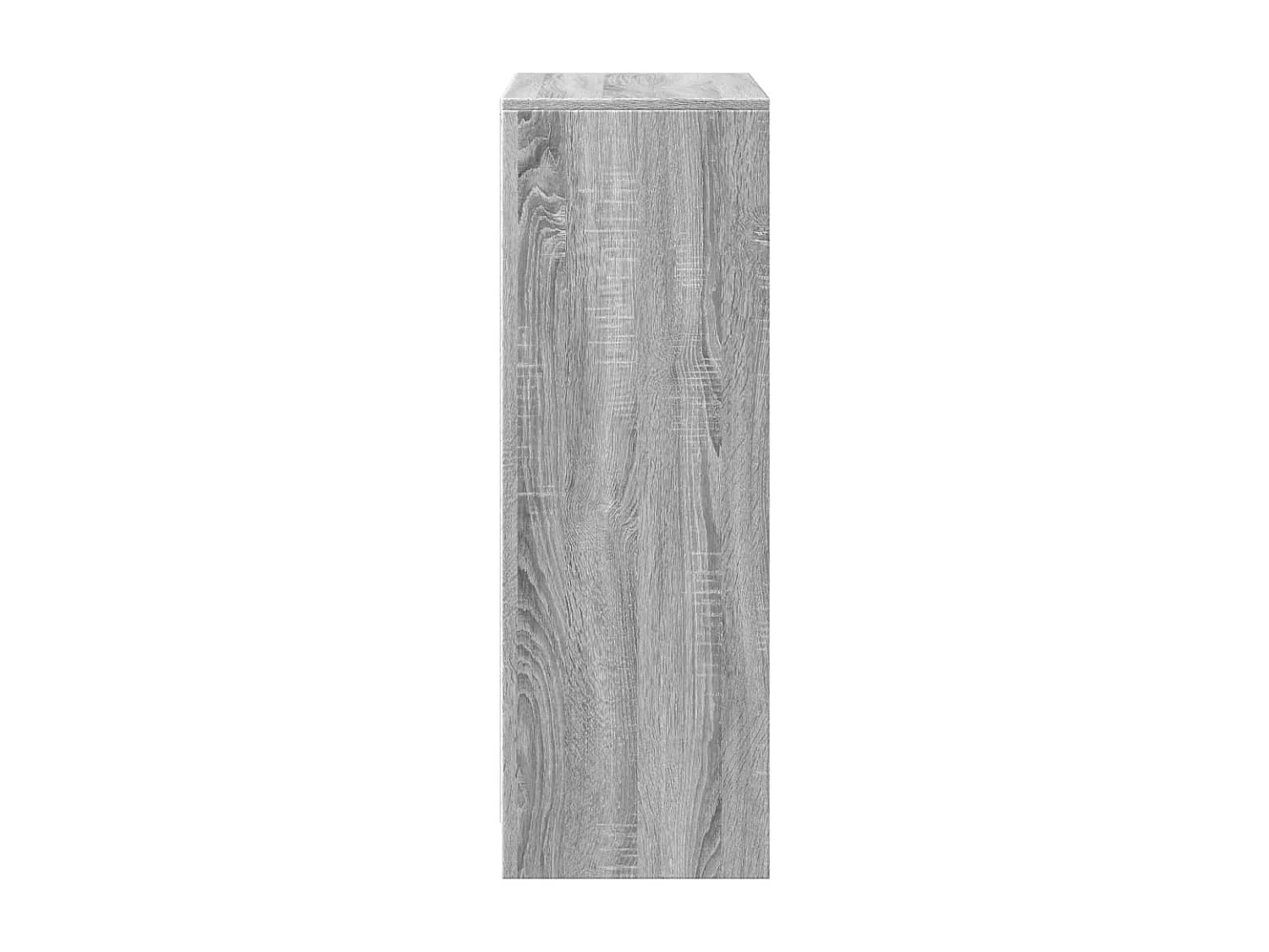 Buffet avec LED sonoma gris 72x34x100 cm bois d'ingénierie