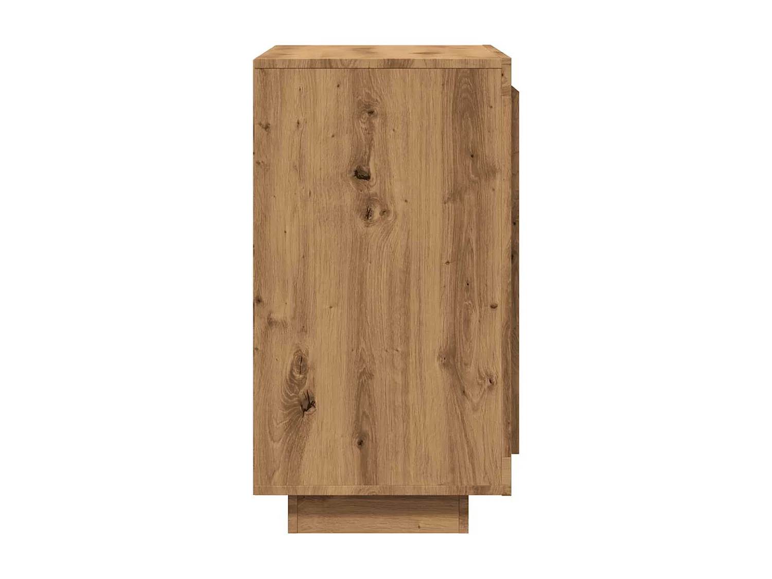 Buffet chêne artisanal 80x40x75 cm bois d'ingénierie