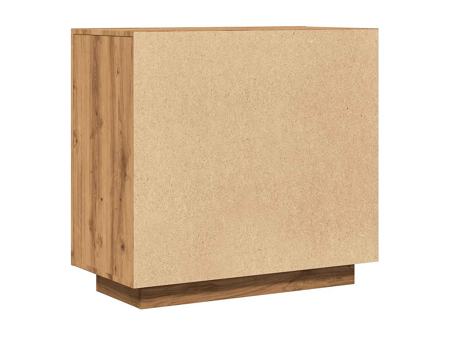 Buffet chêne artisanal 80x40x75 cm bois d'ingénierie