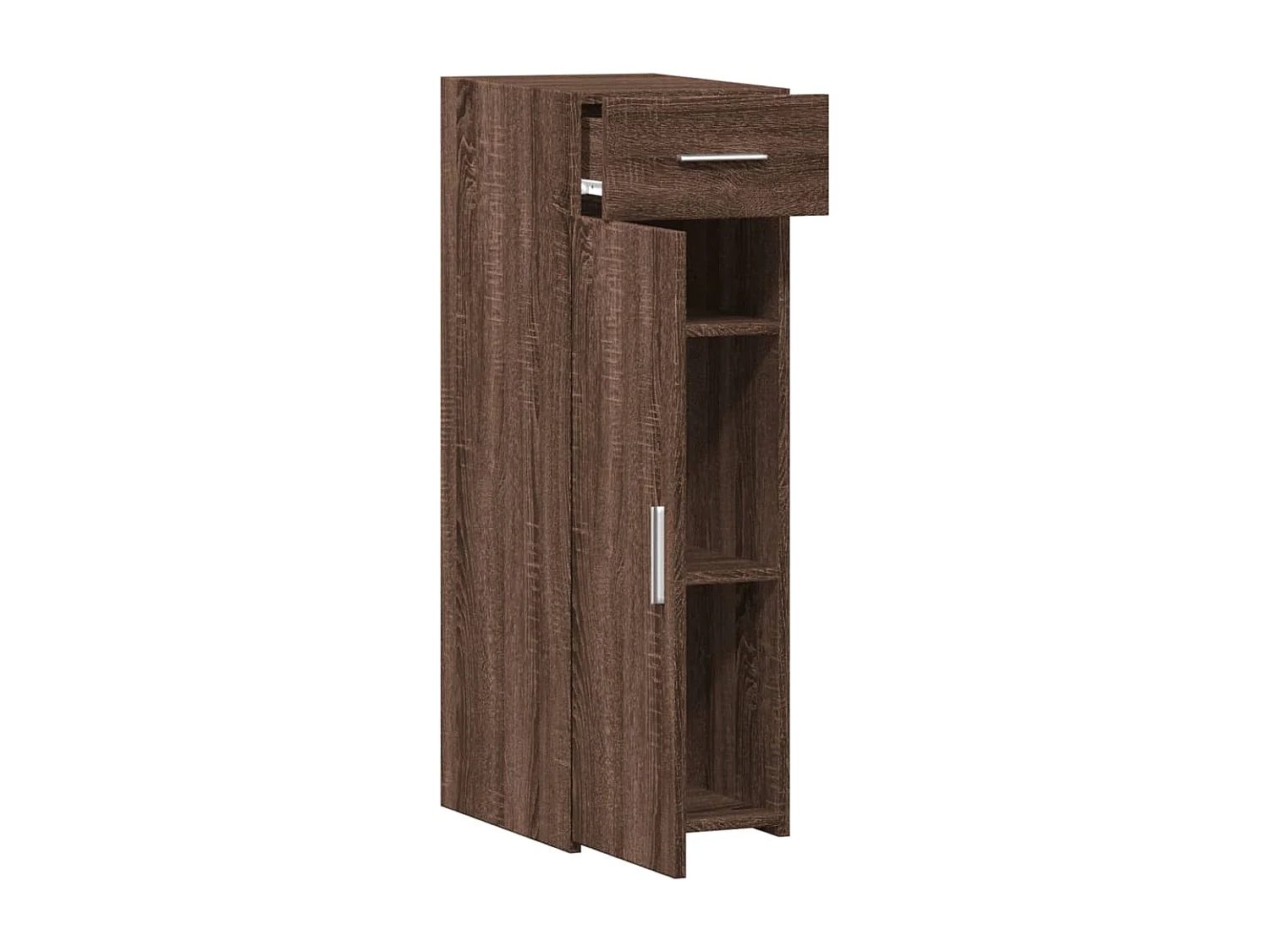 Sideboard Braun Eichen-Optik 30x42,5x93 cm Holzwerkstoff