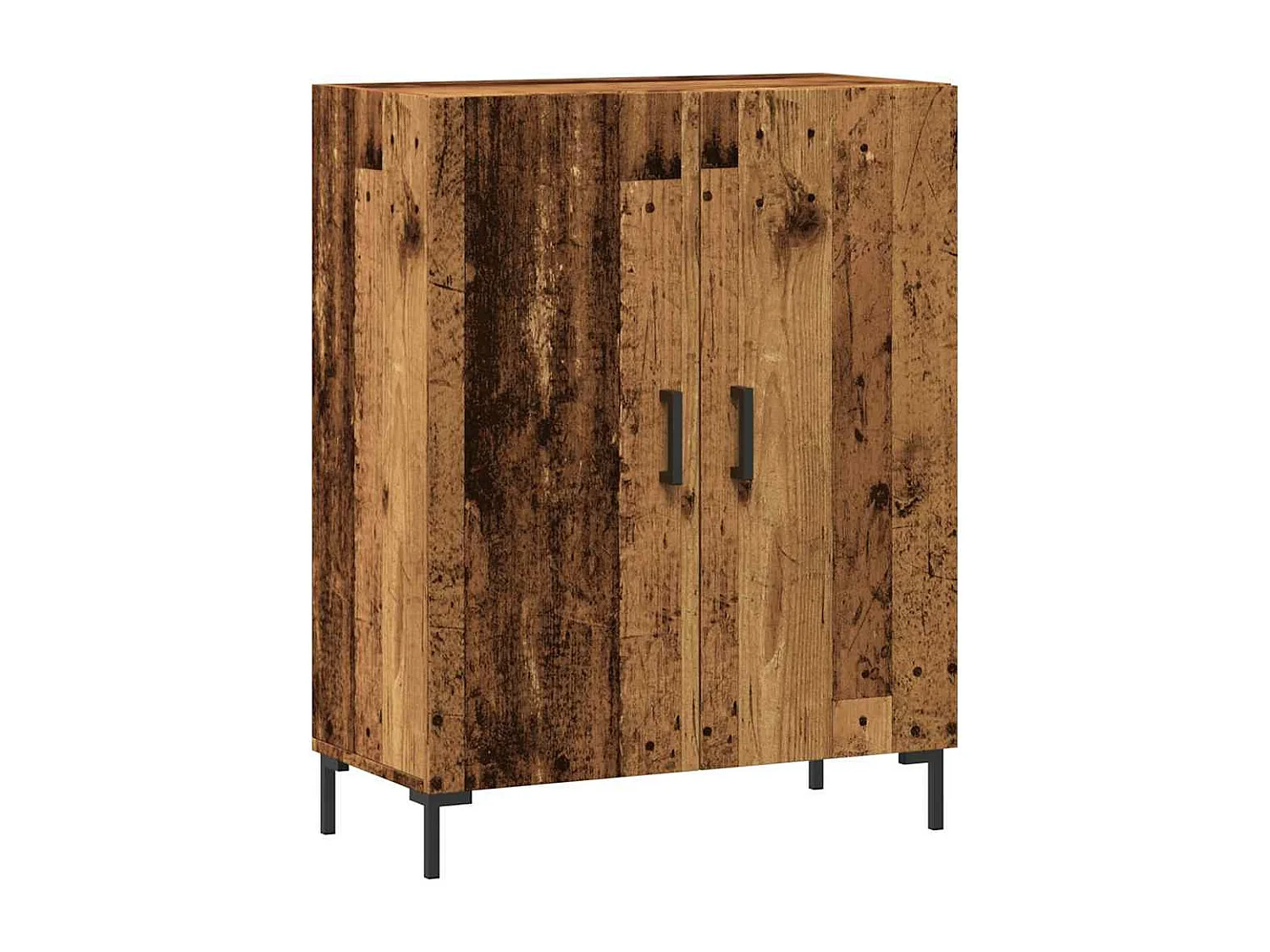 Buffet vieux bois 69,5x34x90 cm bois d'ingénierie