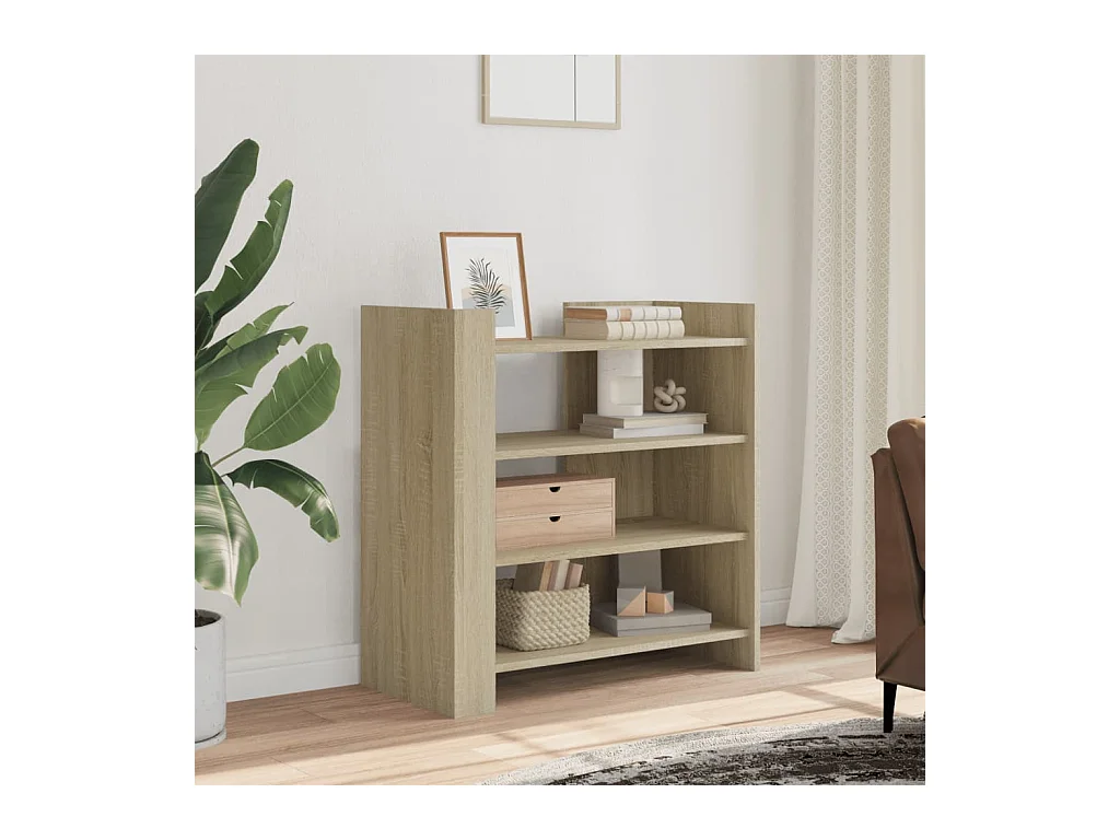 Sideboard Sonoma-Eiche 73,5x35x75 cm Holzwerkstoff